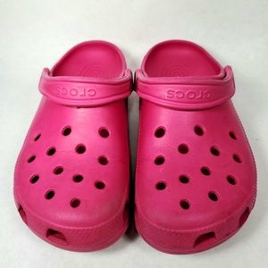 Pink Crocs
